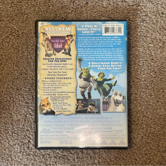 Shrek 2 Full Screen DVD - Picture 2 of 4